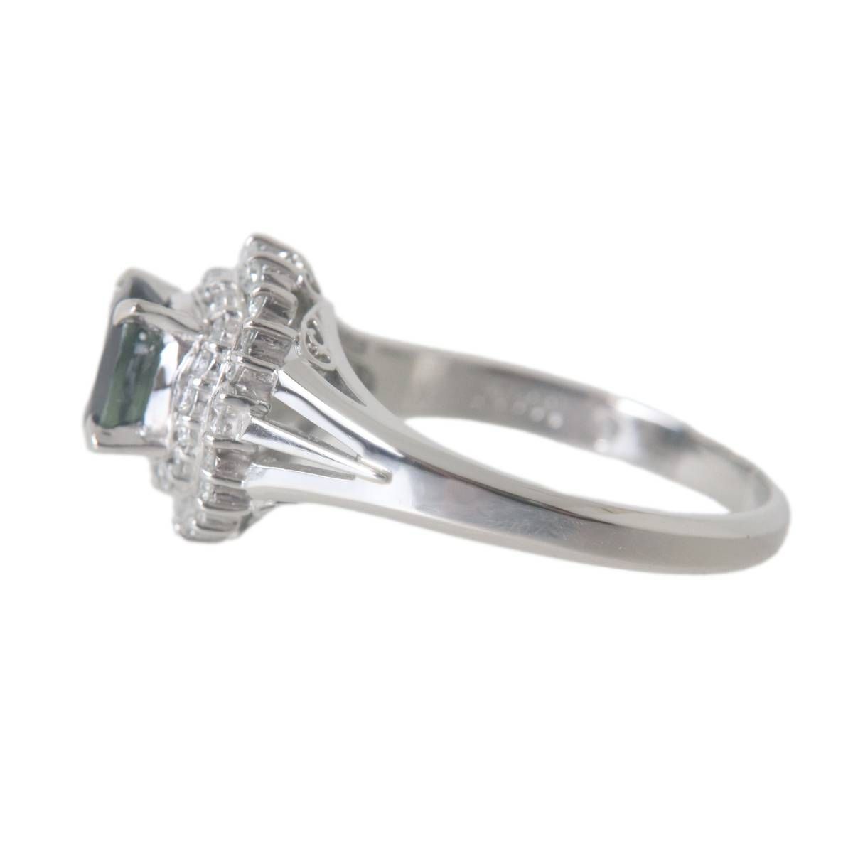 pt900リング15〜16号 PT900リング サファイア2.88ct ダイヤ0.82ct』16号 / FUKUMOTO