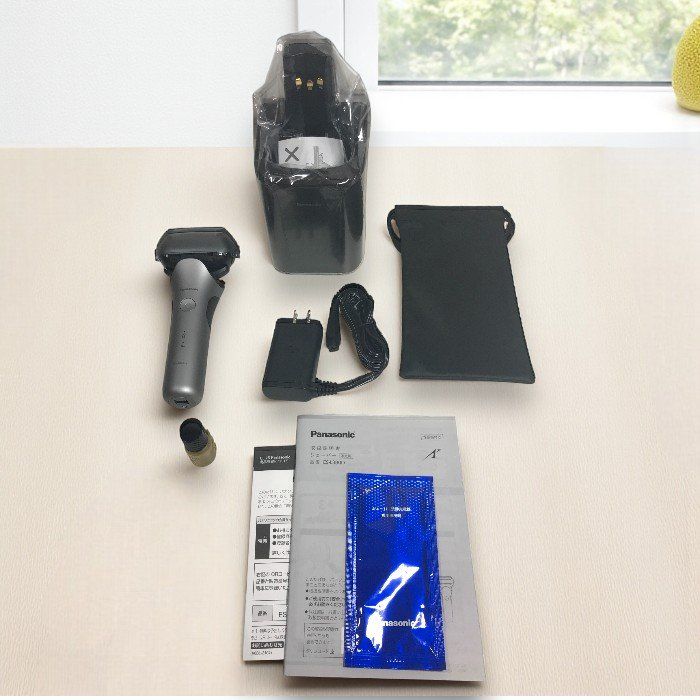 Panasonic パナソニック シェーバー ES L 380 D S 刃 リニアモーター 密着3 Dヘッド 洗浄器付き 訳アリ