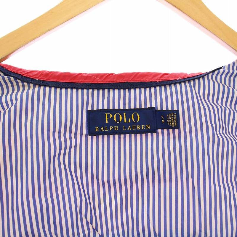 Polo Ralph Lauren ポロ　ダウンベスト Sサイズ 赤　ポニー POLO RALPH LAUREN（ダウンベスト ・ レッド/赤色系）のフリマ