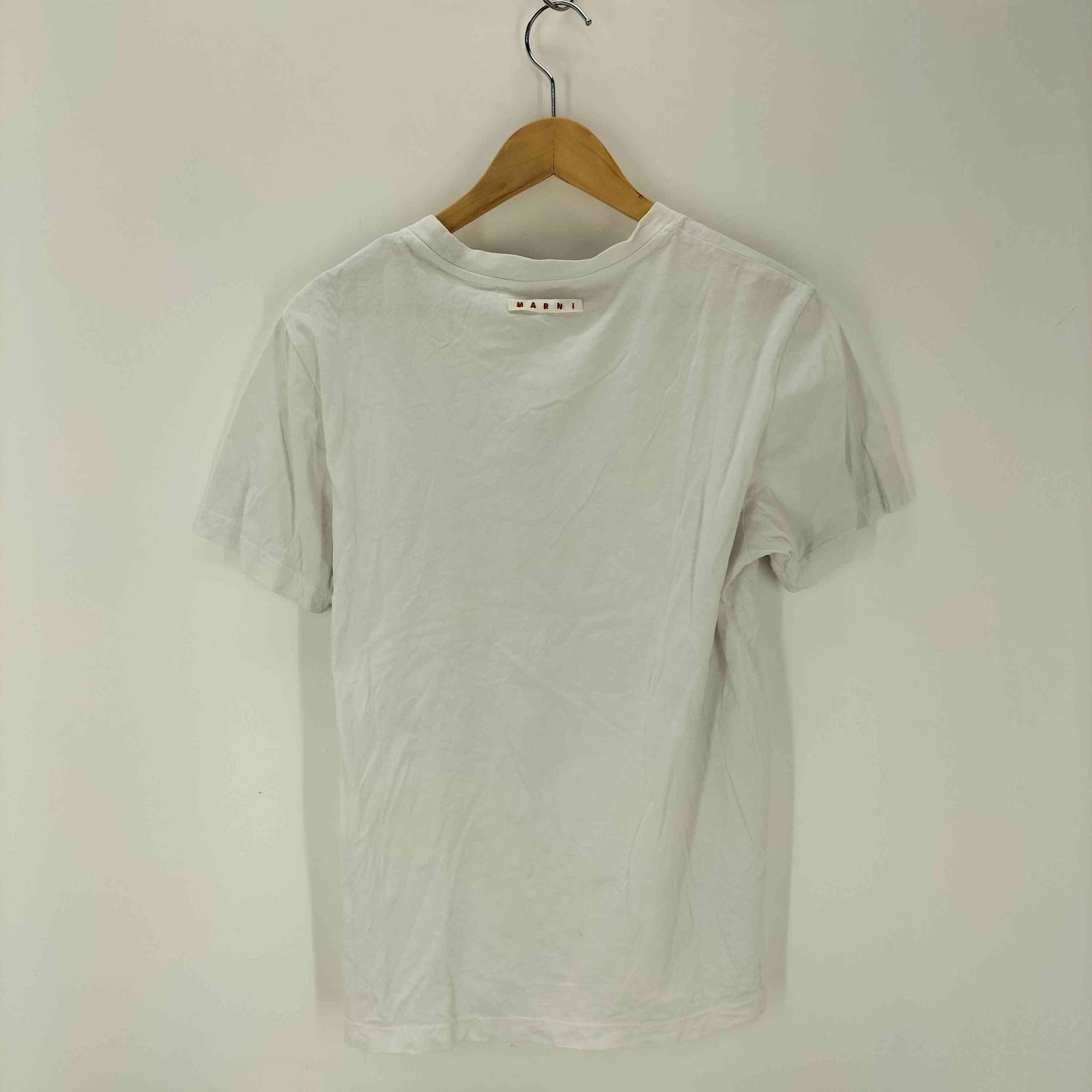 マルニ MARNI バックタブロゴデザインTシャツ メンズ JPN：46