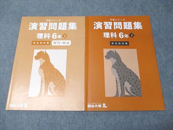 四谷大塚 小6年 予習シリーズ 演習問題集 理科 有名校対策 下
