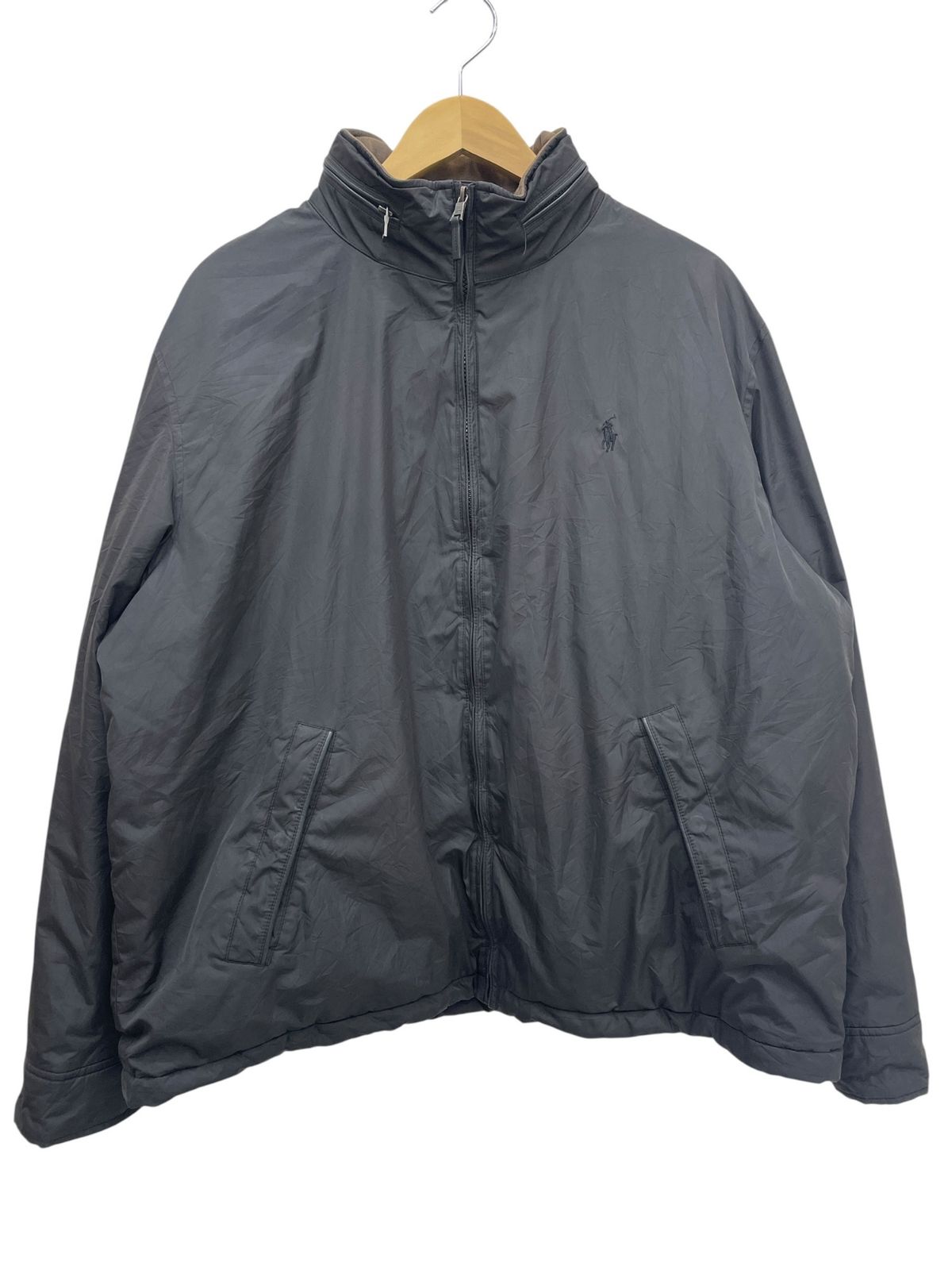 ☆美品☆ポロラルフローレン ナイロンジャケット フード収納可能 2way M POLO Ralph Lauren ナイロンジャケット パーカー フーディー