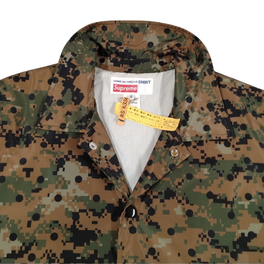 SUPREME シュプリーム COMME des GARCONS SHIRT 迷彩 コーチ