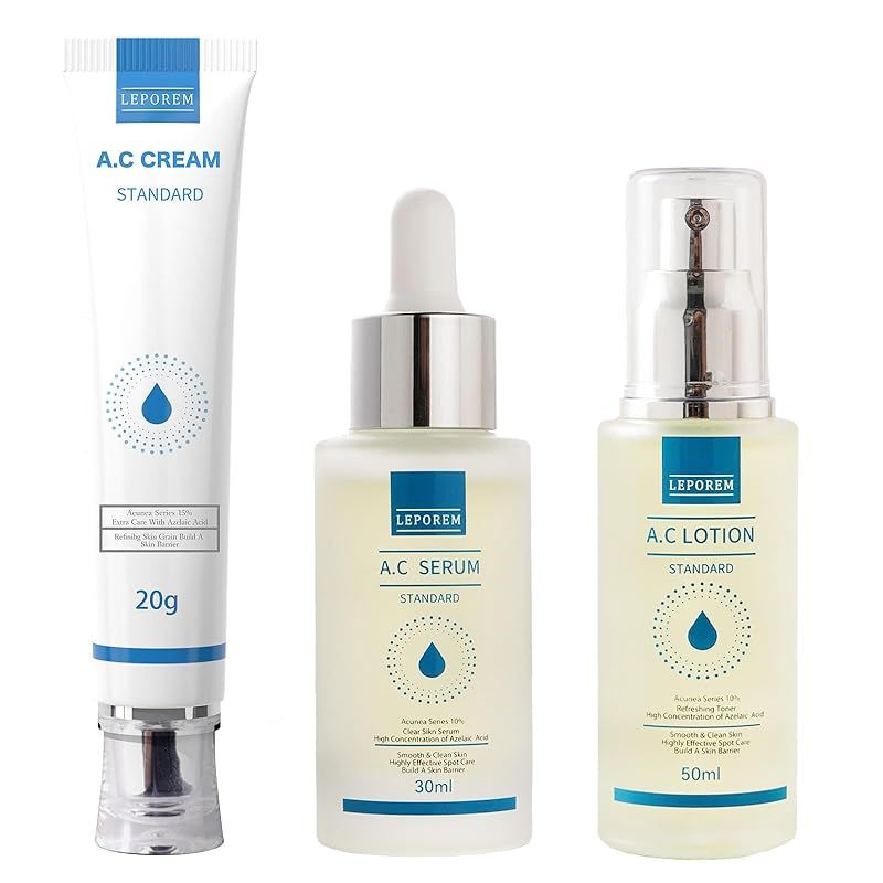 LEPOREM アゼライン酸 高濃度 15%配合 ACクリーム 20g azelaic acid 保湿 ACUNEAシリーズ (お得セットE) 1