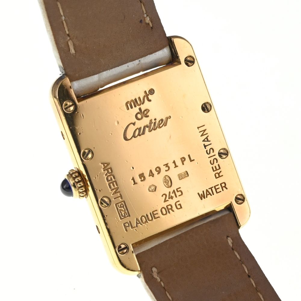 稼働✨Cartier カルティエ マストタンク SM SV925 Cartier カルティエ マストタンク アクアリーノ 4500本限定