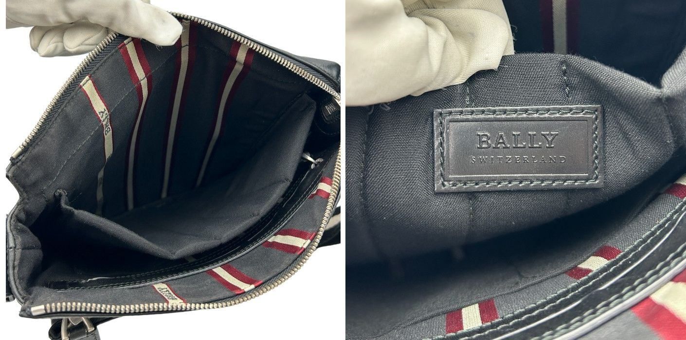 美品　BALLY TUSTON-SM ショルダーバッグ　レザー　黒　斜め掛け Bally - BALLY バリー TUSTON-SM ショルダーバッグ ブラック