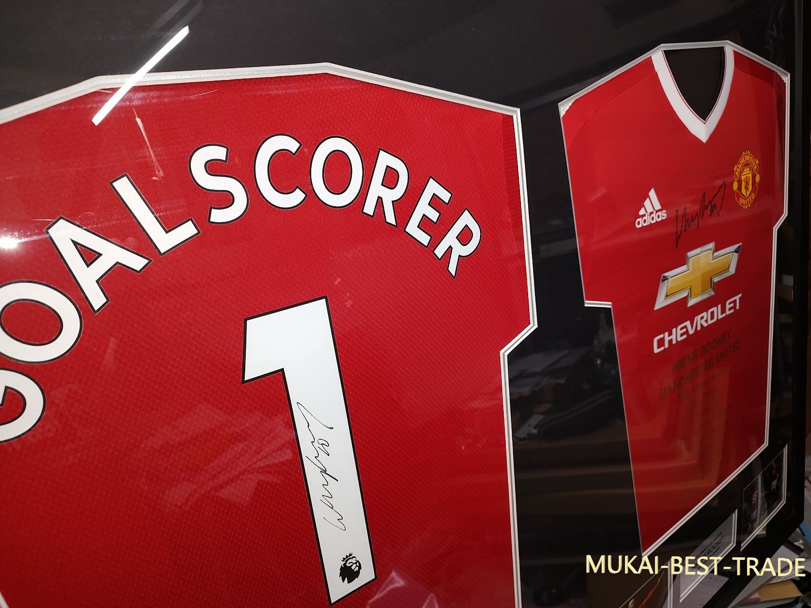 ルーニー サイン Special Edition ユニフォーム額 【証明書あり