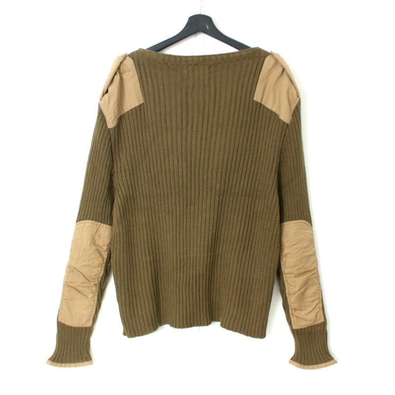 Chaps ラルフローレン エルボーパッチ コマンドセーター Ralph ウール 00s RALPH LAUREN エポレット エルボーパッチ コマンド ニットセーター