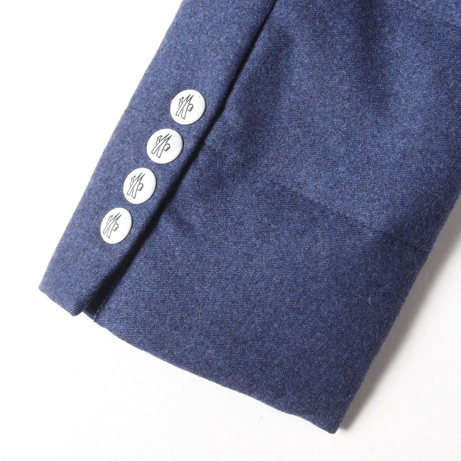 モンクレールガムブルーブレザーダウン サイズ2