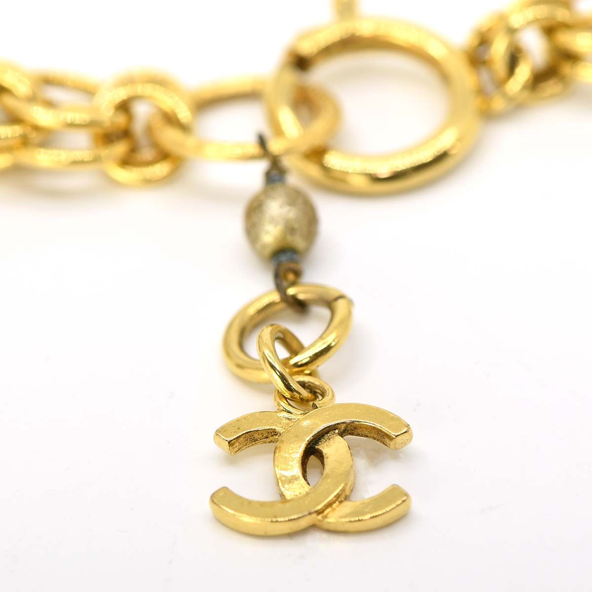 ネックレス CHANEL シャネル ベル ヴィンテージ ゴールドGP H1891
