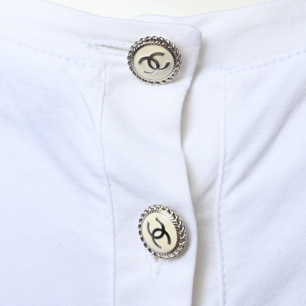CHANEL ココマークボタン3個付き Tシャツ ワンピース - メルカリ 