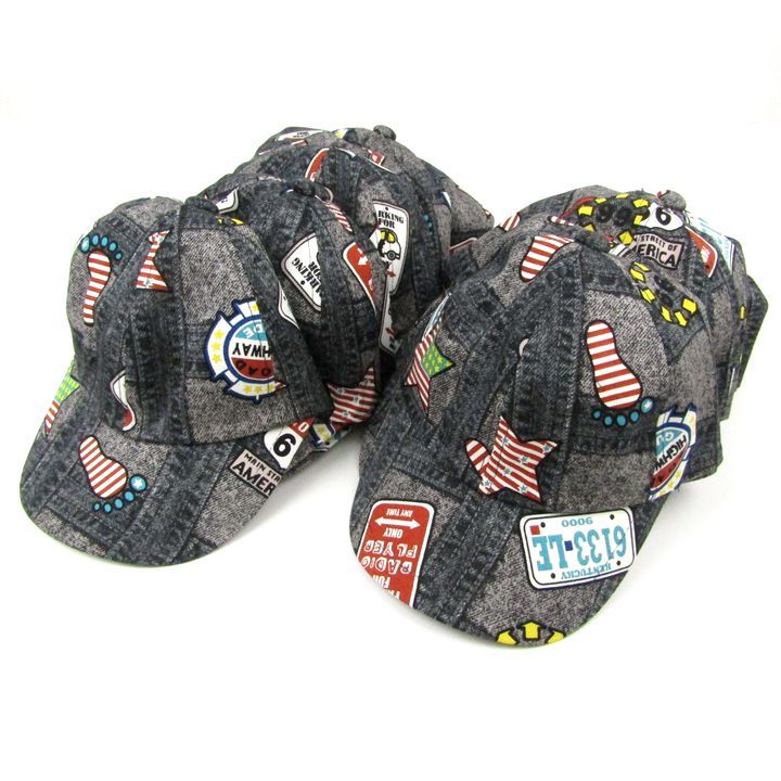 帽子 13点セット ♥ デニム風 54cm まとめて 大量 レディース キッズ 男の子用