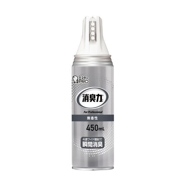まとめ エステー 消臭力業務用ワイドスプレー 無香性 450ml 1本 ×10セット