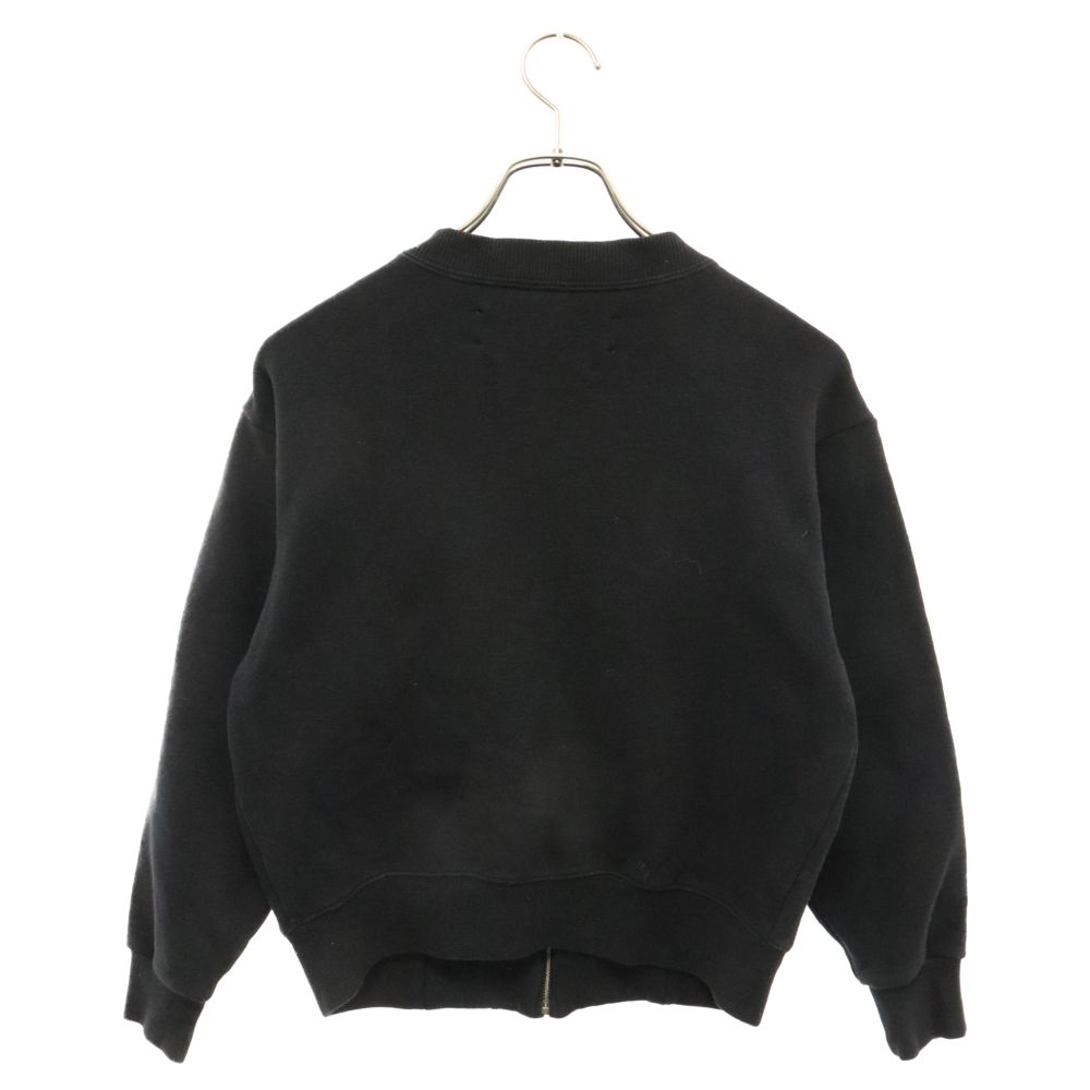  アディダス YEEZY SEASON 1 Sweat Zip Up クルーネック ジップアップ スウェットトレーナー ブラック adidas (アディダス) YEEZY SEASON 1 Sweat Zip Up クルーネック