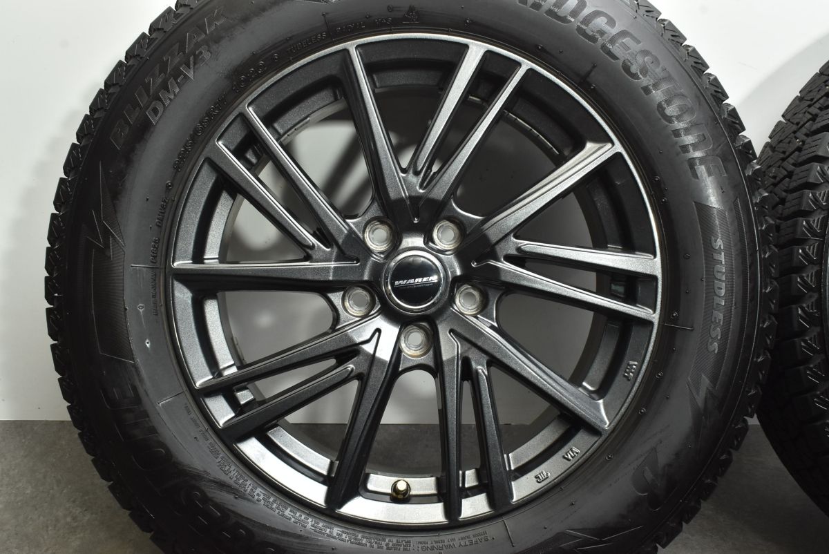 WAREN 17×7J BSスタッドレス 225/65R17 ハリアー RAV4 WAREN 17×7J BSスタッドレス 225/65R17 ハリアー RAV4 美品 225⁄65R17