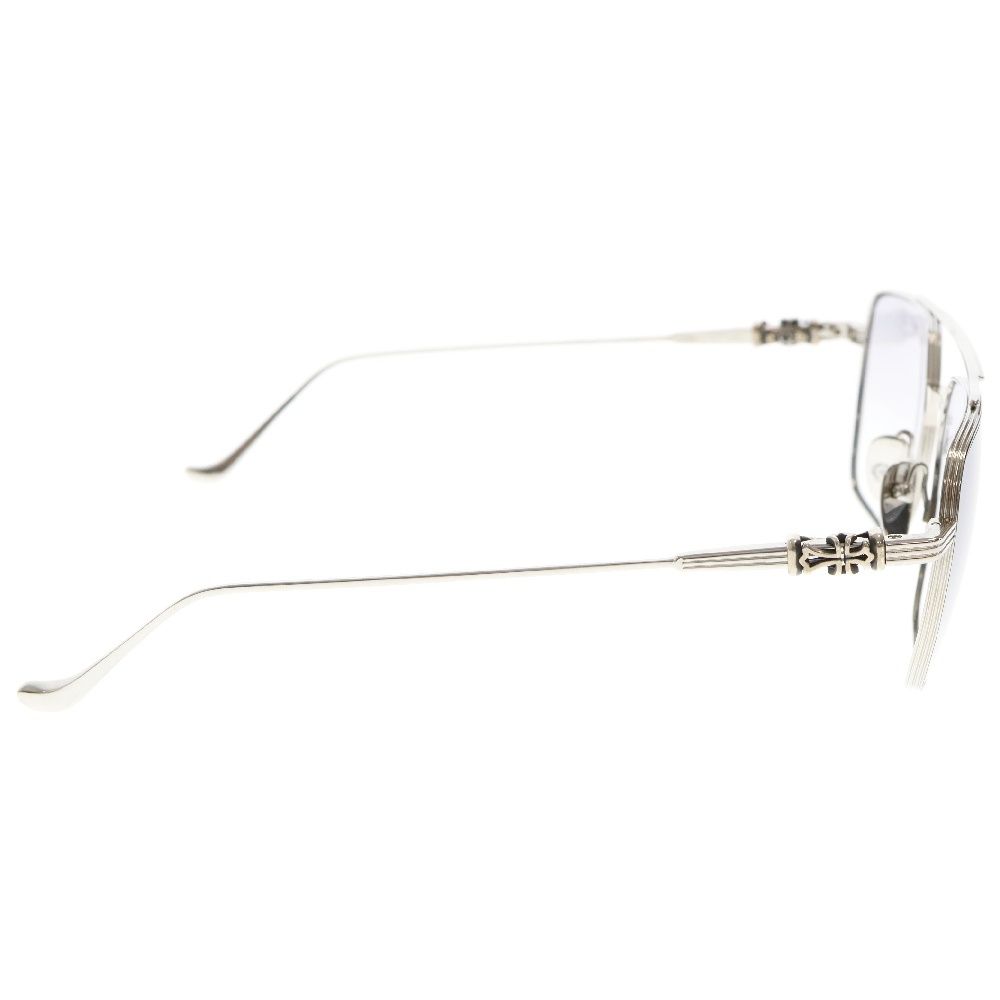 クロムハーツ　サングラス　銀 クロムハーツ サングラス CH プラス クロス クリア シルバー (CHROME