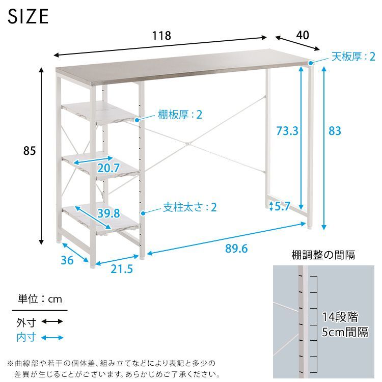 ステンレス天板