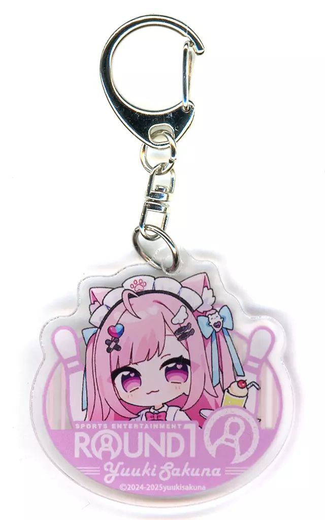 中古】キーホルダー 結城さくな(SD/ウエイトレス) 「バーチャル