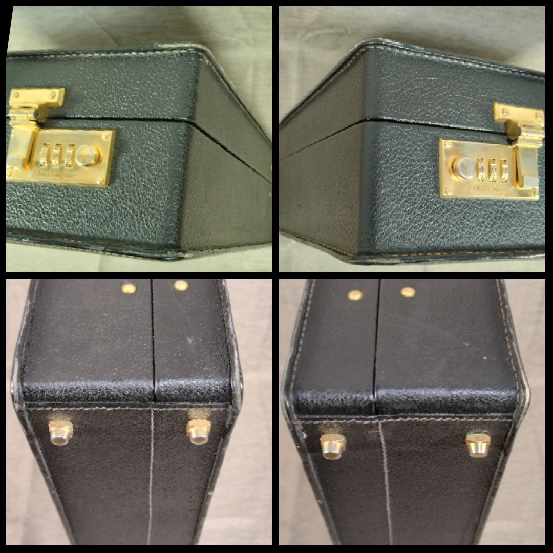 美品✨フェラガモ レザー 馬柄 アタッシュケース ビジネスバッグ 