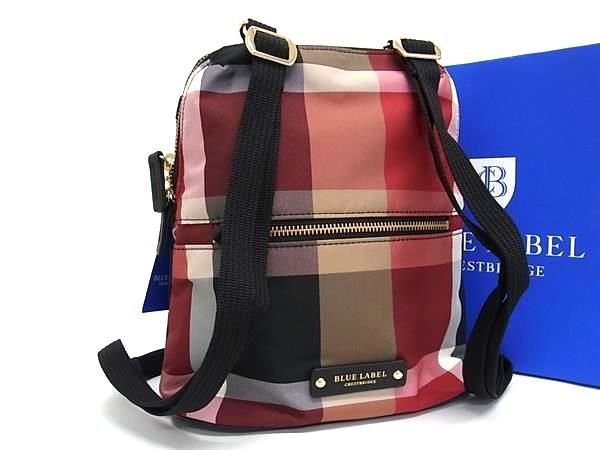 BLUE LABEL CRESTBRIDGE　リュック　バックパック □新品□未使用□ BLUE LABEL CRESTBRIDGE ブルーレーベル クレスト