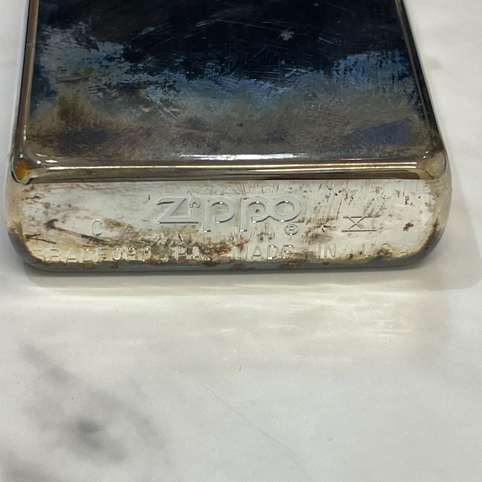 ■ZIPPO ラッキーストライク LUCKY STRIKE ジッポ― ライター 動作未確認 A25-460