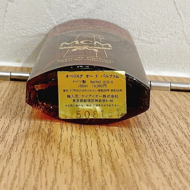 未使用 MCM オベリスク オードパルファム 50ml 未使用 MCM オベリスク オードパルファム 50ml