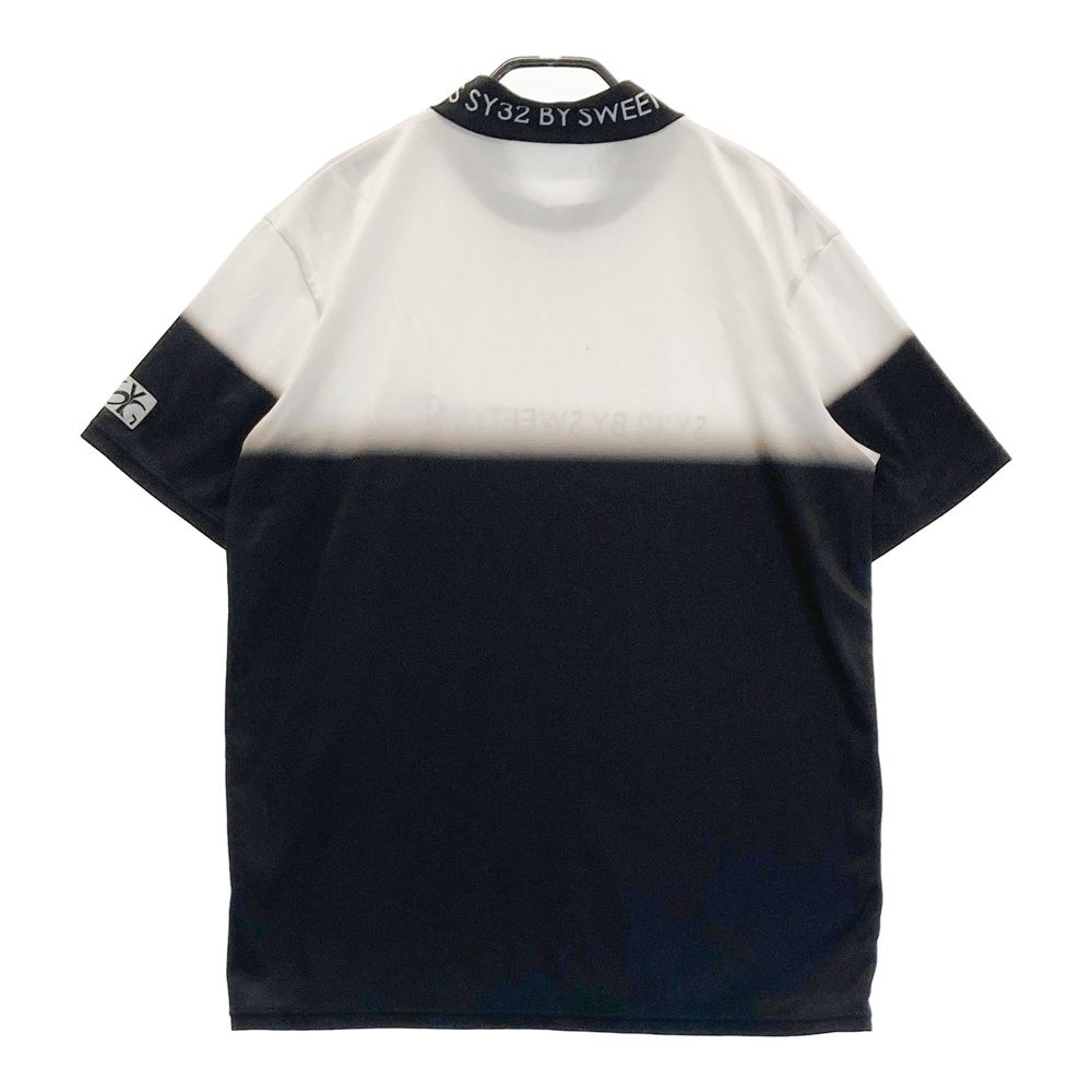 サイズ XL SY32 BY SWEET YEARS GOLF エスワイサーティトゥ モデル モックネック 半袖Tシャツ ブラック系 240101540457 ゴルフウェア メンズ ストスト