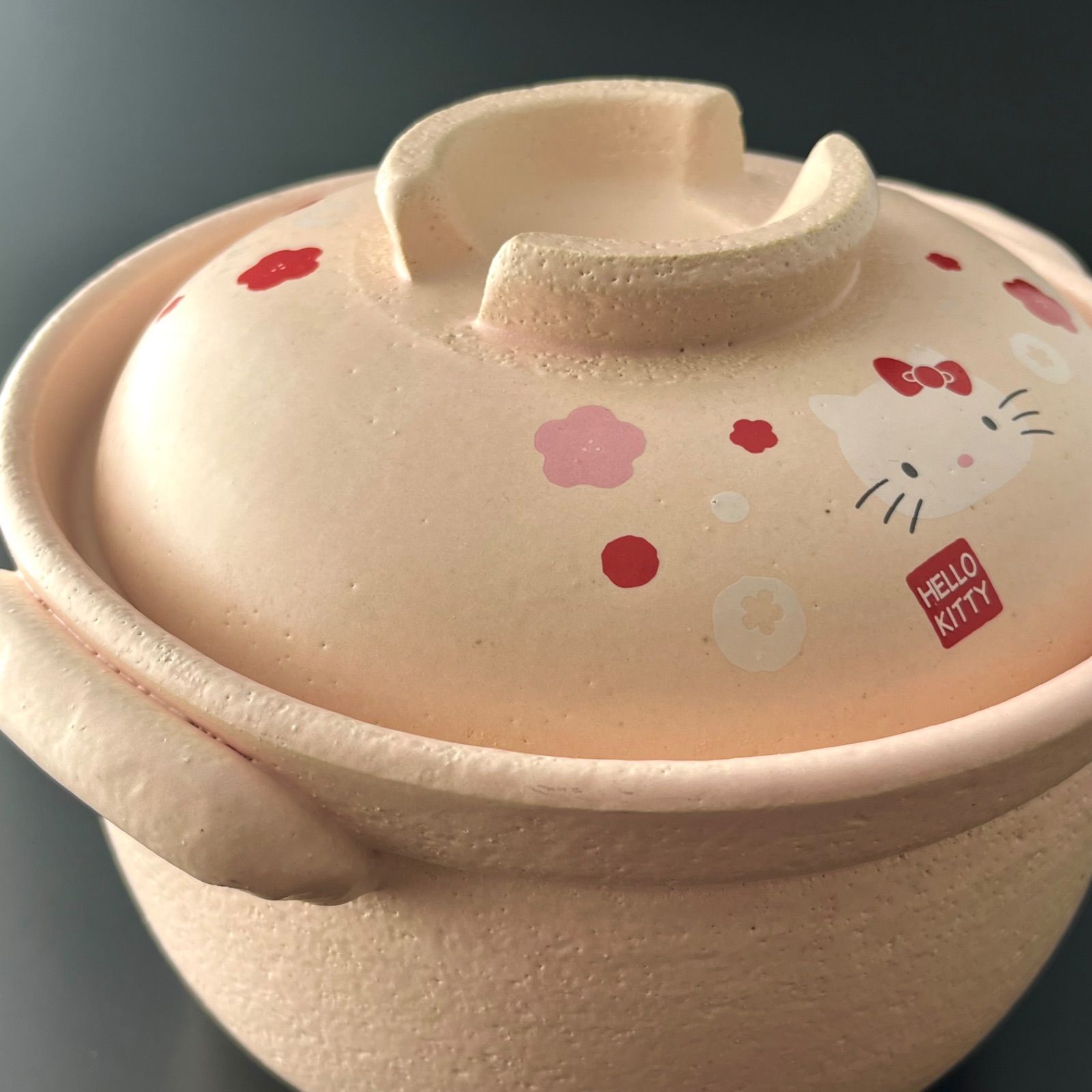 Sanrio HelloKitty】サンリオ ハローキティ 萬古焼 ふっくらごはんも