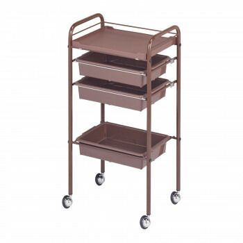 サロン向け C-225 カラーワゴン ブラウン 12257