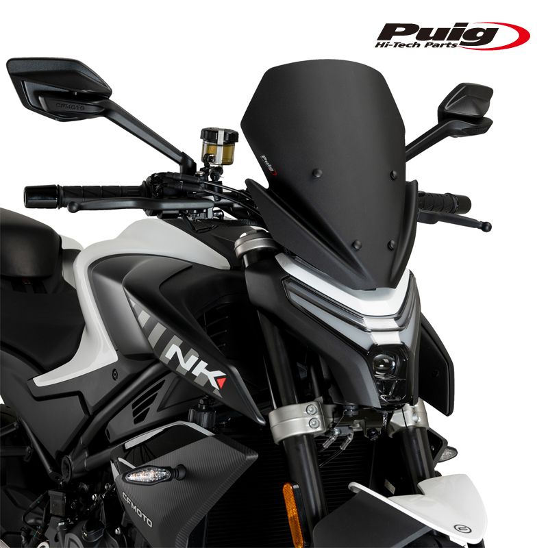 Puig 21866J NEW GENERATION SPORT MATT BLACK CFMOTO 450 NK 23-24 プーチ NKスクリーンSPORT