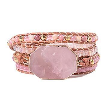 YGLINE フレンドシップウィーブヨガブレスレット ハンドメイドブレスレット レディース ガールズ 調節可能なボーホー織ブレスレット ジェムスト