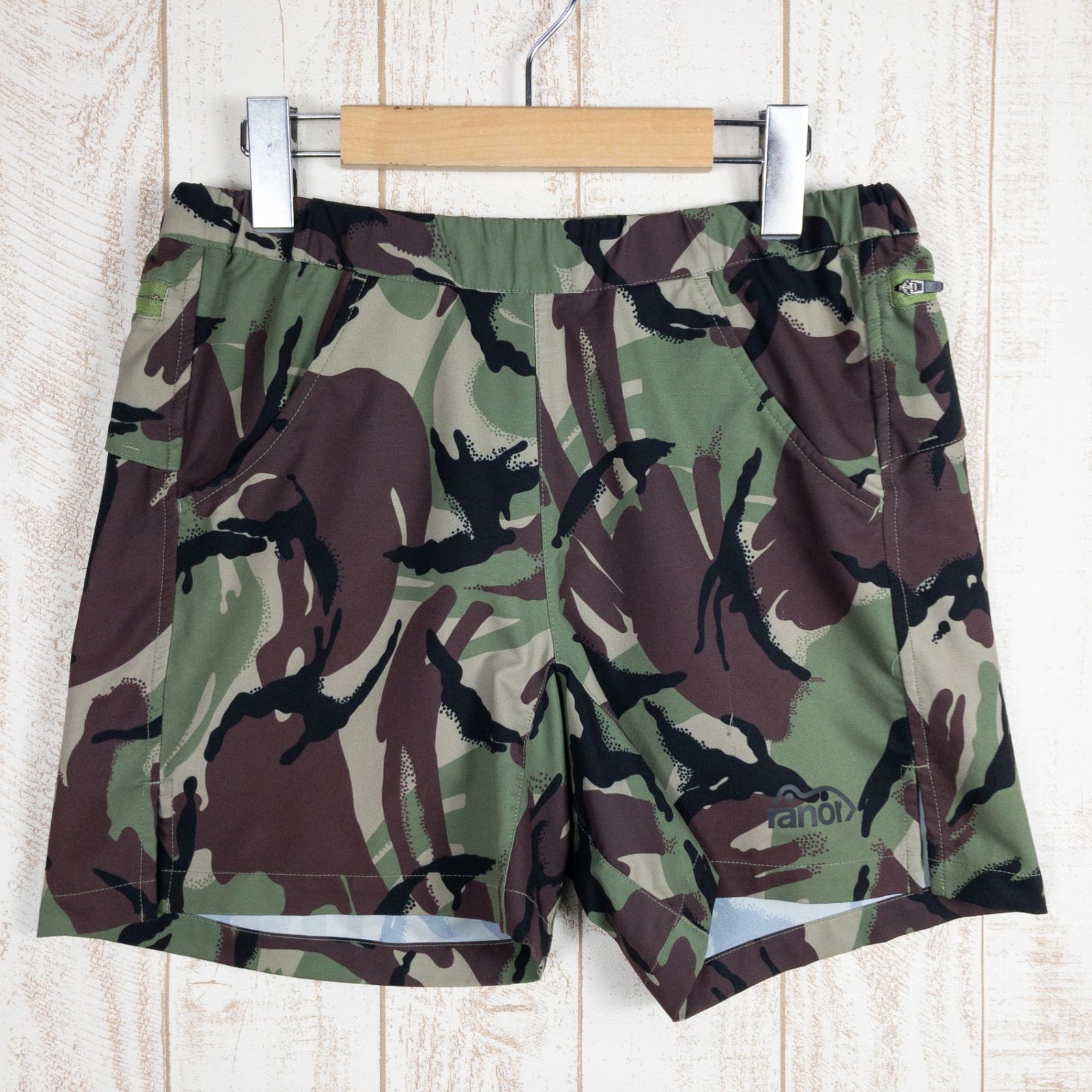 Men s OneSize グリーン系 Ranir ラナー カモフラージュ ショートパンツ ポリエステル ウェア ボトムス ショーツ ショートパンツ z00050689 ショーツ ショートパンツ ボトムス ウェア