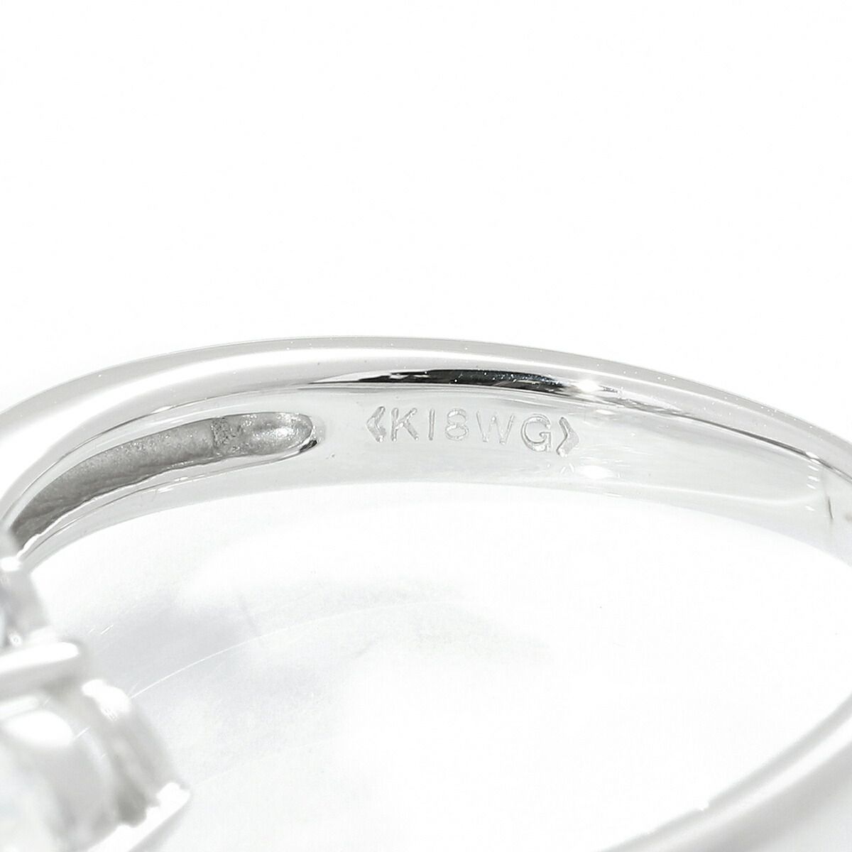 リング 指輪 ラブラドライト ブルートパーズ K18 11号 中古 プレラブド  