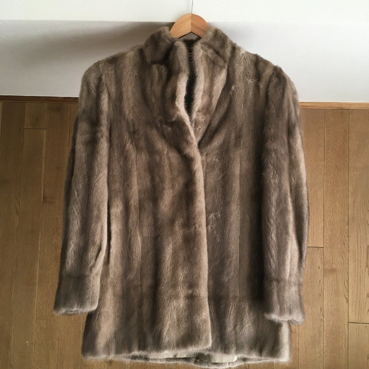 美品 MINK ミンク サファイア SILVER BLUE シルバーブルー ミンク 
