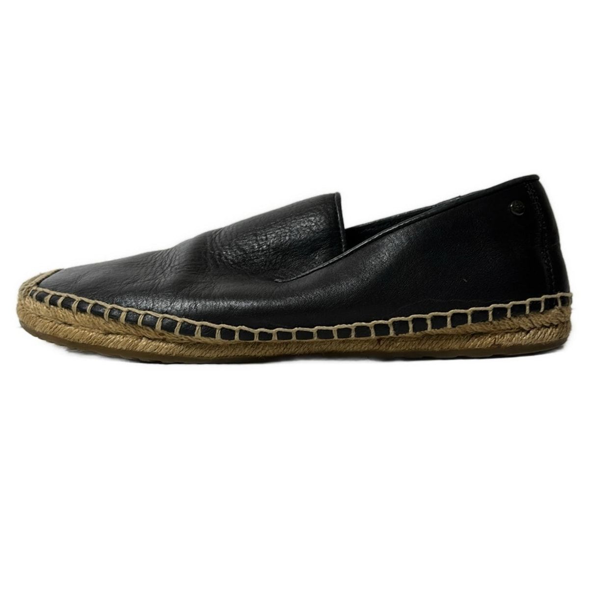 未使用級【UGG】アグ（25）アンスレー モカシン スリッポン　スエード 黒 UGG Australia モカシン ugg アグ アンスレー ANSLEY スリッポン