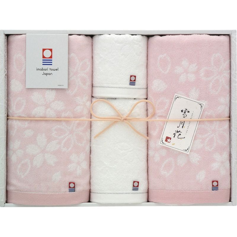 今治製タオル 雪月花?さくら? タオルセット (SG88500)