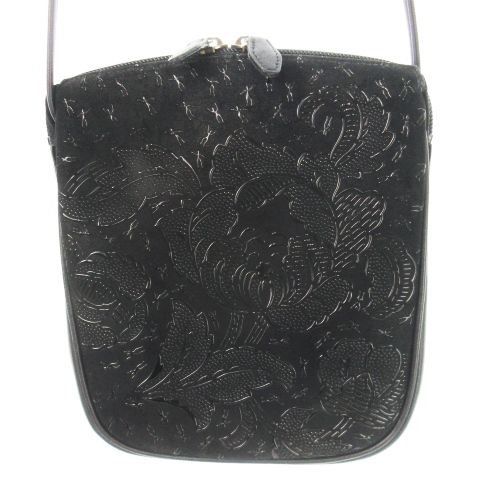 印傳屋 INDEN‐YA INDENYA ポシェット ショルダーバッグ レザー