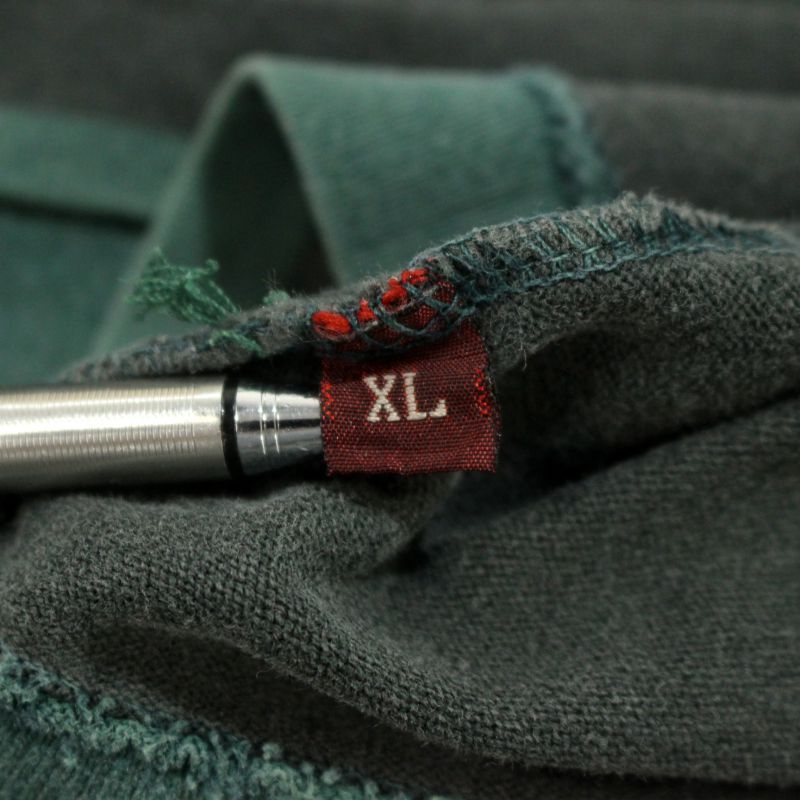 90s vintage J.CREW ボーダー柄 ラガーシャツ メンズ 表記XLサイズ