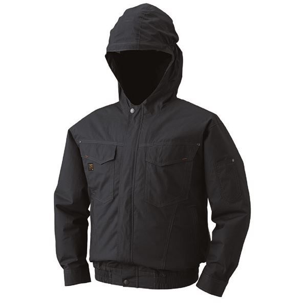 KU91410 空調服 R 綿薄手フード付 服のみ チャコール M 【北海道・沖縄・離島配送不可】 KU91410 空調服 R 綿薄手フード付 服のみ チャコール M