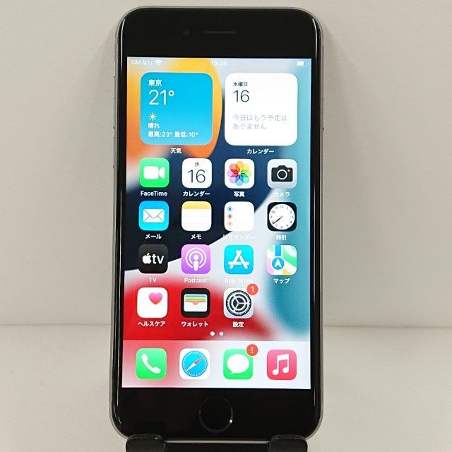 iPhone6s 16GB au スペースグレイ 送料無料 本体 c11621