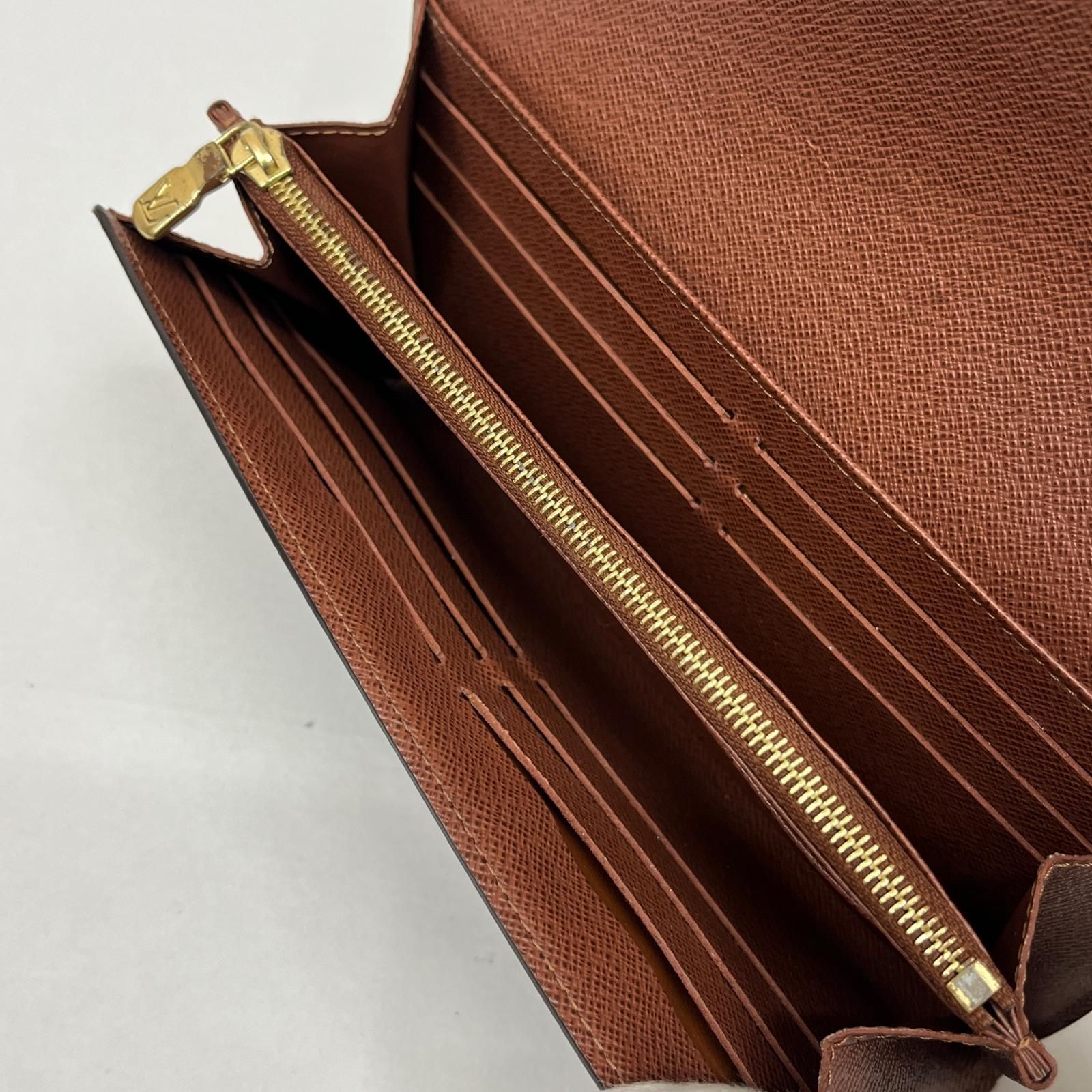 加古川店 LOUIS VUITTON ルイ ヴィトン 長財布 ポルトフォイユ･サラ M60531 モノグラム 125 MERCADOAVALIA_COM_BR