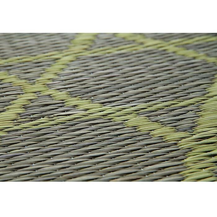 い草キッチンマット 和モダン 60×270cm グレー 8243560