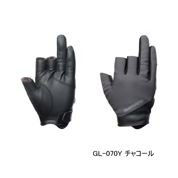 ≪'25年9月新商品！≫ シマノ 01 ベーシックウォーム グローブ 3 GL-070Y チャコール 2XLサイズ