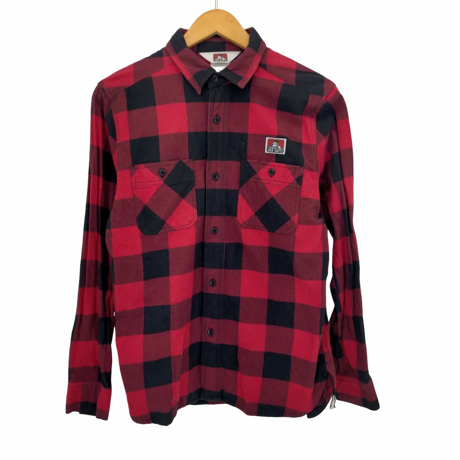 ベンデイビス BEN DAVIS Buffalo Check Work L/S Shirt メンズ import：M 