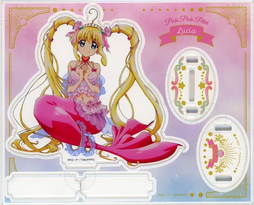マーメイドメロディぴちぴちピッチ　まるくじ　七海るちあ　アクリルスタンド 中古】アクリルスタンド・アクリルパネル 七海るちあ アクリル
