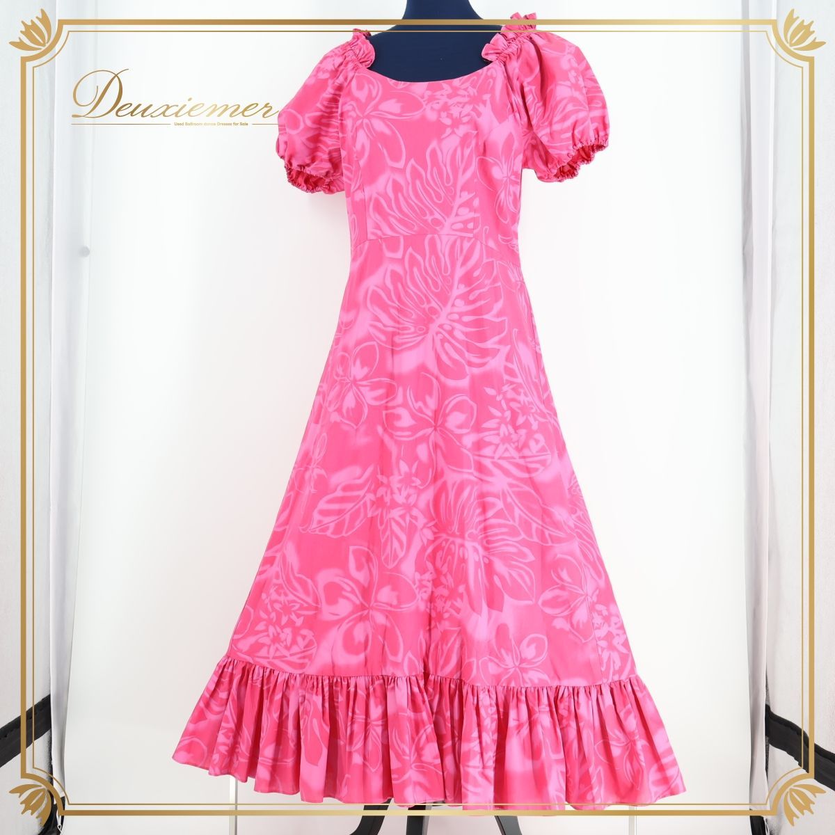 ハワイ フラ ドレス CC イエロー フラドレス Fashions ドレス