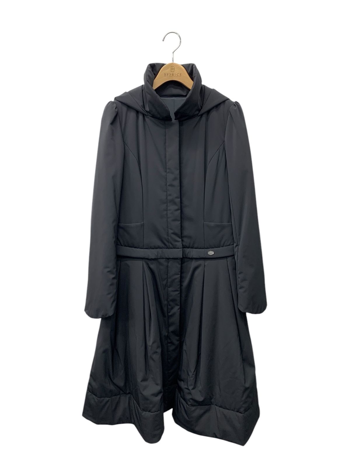 フォクシーニューヨーク レイニークッション ショート-ロング 30905 コート 40 ブラック IT3P62UUF9PQ