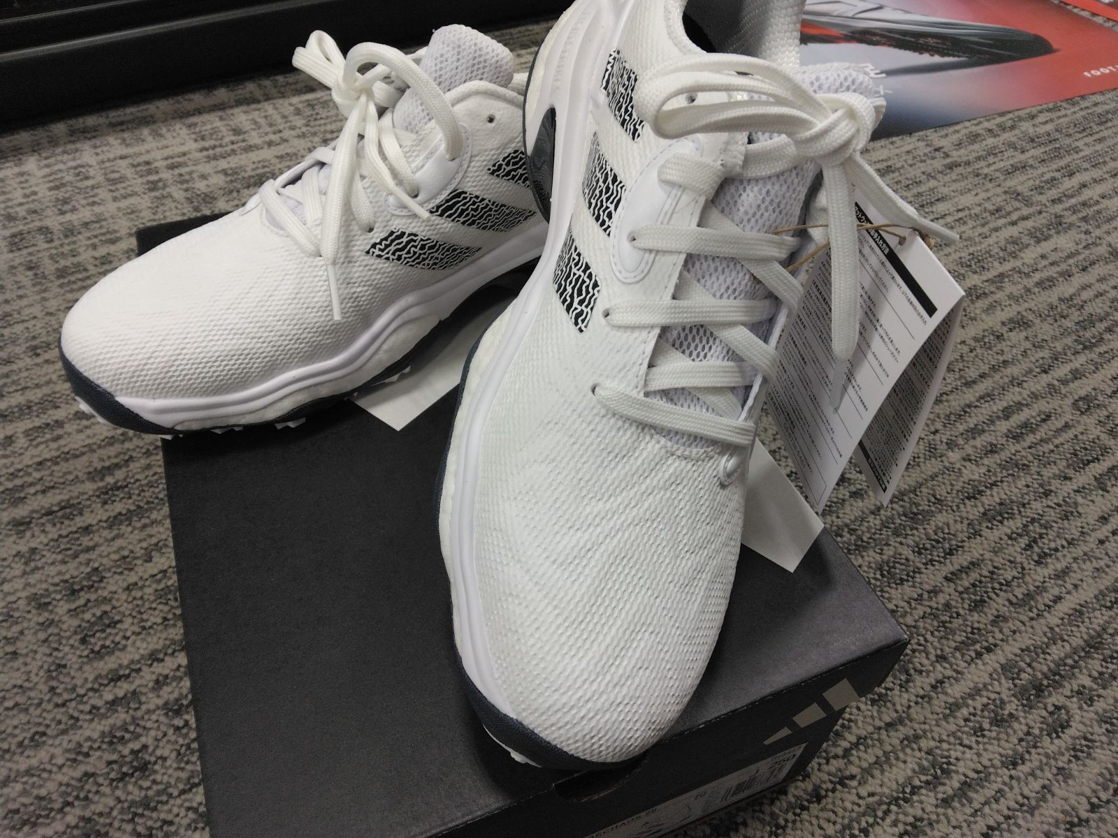 シューズ アディダス スパイクレスシューズ コードカオス 25 MDV41 24.5 25.0㎝ メンズ ゴルフシューズ 靴 モデル adidas 日本 浦安店