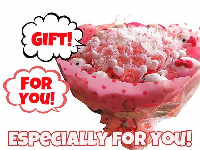 クリスマスプレゼント キティ 花束 ギフト キティいっぱい入り キティ ブーケ プレゼント