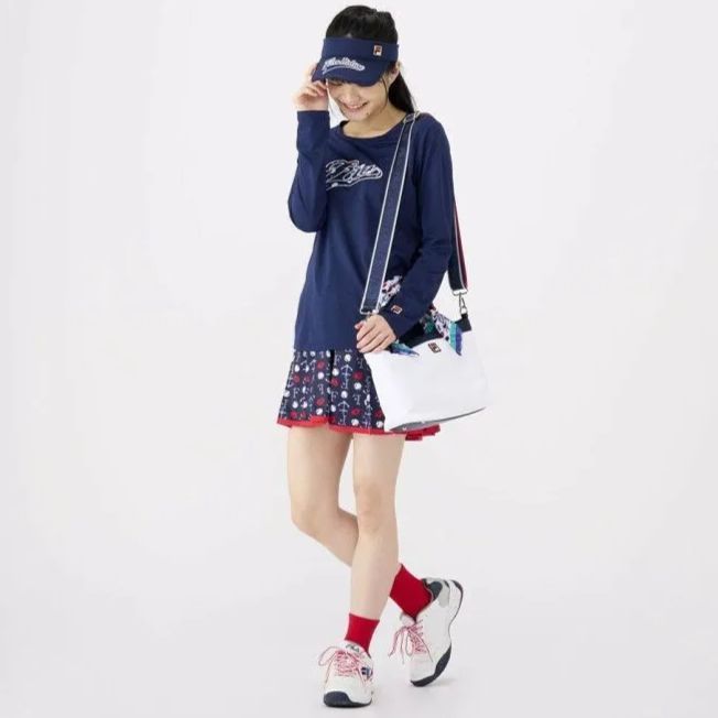FILA フィラ テニス スコート Mサイズ 新品未使用 紺 - メルカリ